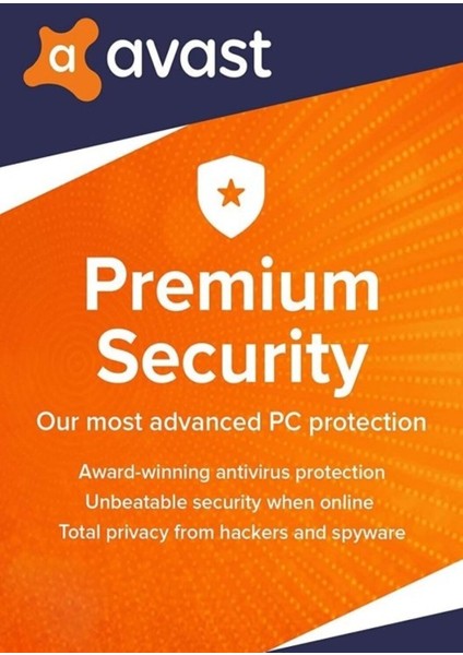 Premium Security 2024 1 PC 1 Yıl - Avast Key Dijital Lisans