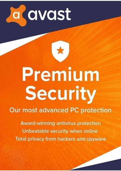 Premium Security 2024 1 Pc 2 Yıl - Avast Key Dijital Lisans