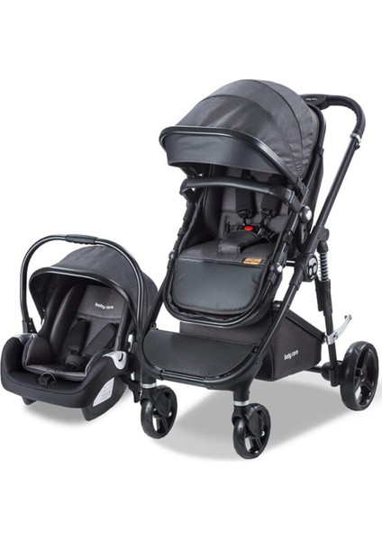 Baby Care Bc 420 Colarado Cross Travel Sistem Bebek Arabası Siyah