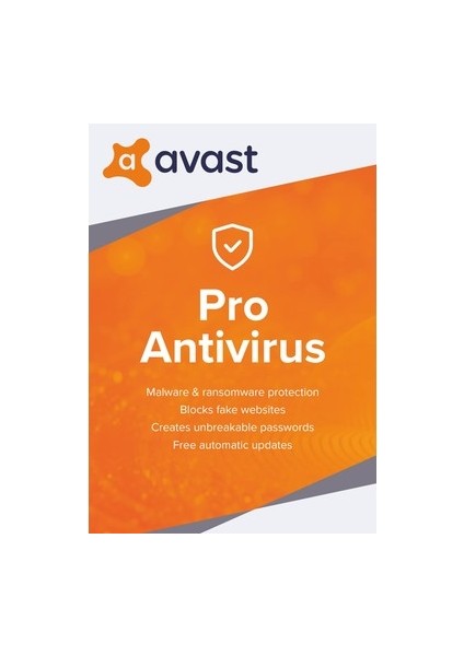 Pro Antivirus 2023 1 Cihaz 1 Yıl - Avast Key Dijital Lisans