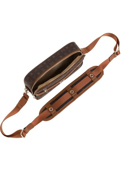 Monogram Kahve/taba Kadın Çapraz Askılı Çanta Iv Z-25-Mn