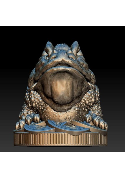 Para Kurbağası - Jin Chan - Heykelciği - 2019 Plastik Aparat modelleri