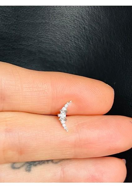 Çelik Kıkırdak Helix Tragus PIERCING(1ADET)