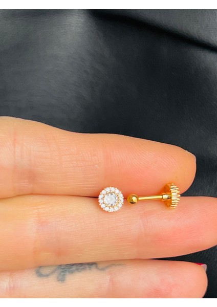 Çelik Kıkırdak Helix Tragus PIERCING(1ADET)