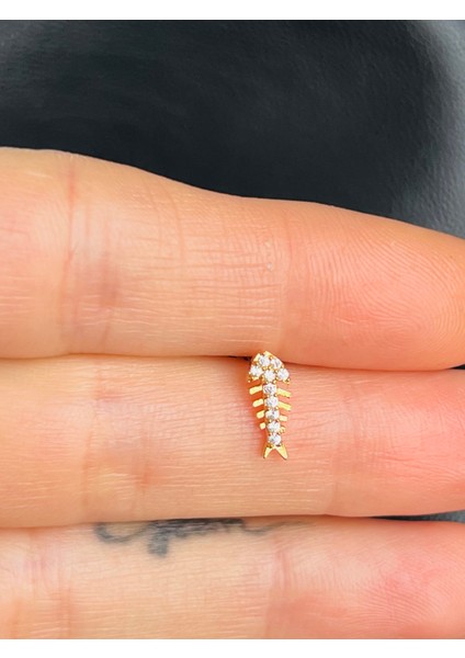 Çelik Kılçık Model Kıkırdak Helix Tragus PIERCING(1ADET)