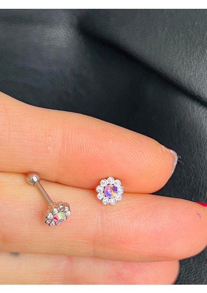 Çelik Kıkırdak Helix Tragus PIERCING(1ADET)