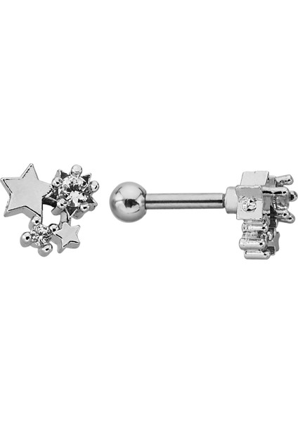 Çelik Kıkırdak Helix Tragus Piercing (4ADET)