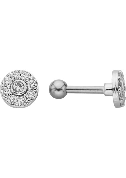 Çelik Kıkırdak Helix Tragus Piercing