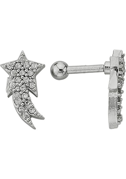 Çelik Kıkırdak Helix Kuyruklu Yıldız Model Targus Piercing