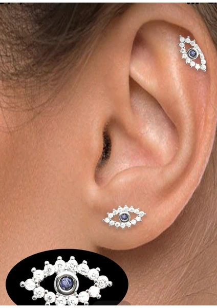 By Dilek Çetin Accessory Çelik Kadın Kıkırdak Piercing