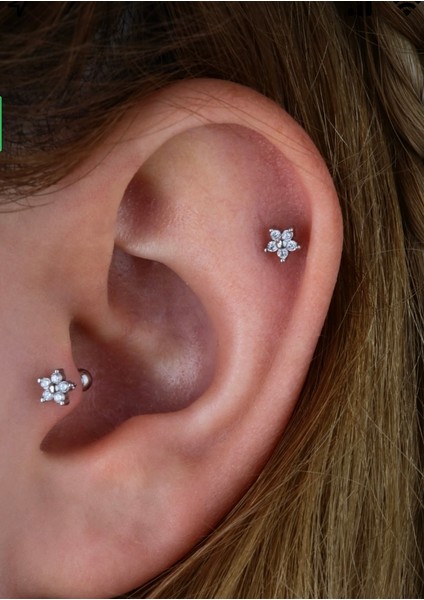 Çelik Kıkırdak Helix Tragus Piercing (8mm)