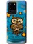 Samsung Galaxy S20 Ultra Kılıf Hd Desen Baskılı Arka Kapak + Temperli Cam - Owl Bird Stars 1