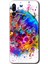 Huawei Y9 Prime 2019 Kılıf Hd Desen Baskılı Arka Kapak + Temperli Cam - 4K Clock 1
