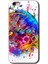 iPhone 6 Kılıf Hd Desen Baskılı Arka Kapak + Temperli Cam - 4K Clock 2