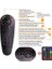 G30 Hava Fare Ses Kontrol Uzaktan 2.4g Kablosuz 33 Tuşlar Ir Öğrenme Gyro Algılama Akıllı Uzaktan Android Tv Kutusu X96 Mini H96LAR (Yurt Dışından) 4