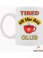 Tired All The Day Club Yazılı Eğlenceli Özel Tasarım Baskılı Kupa Bardak 1