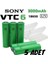 Sony Vtc6 18650 3.7V 3000 Mah Li-Ion Şarjlı Pil 5'li 2