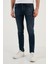 Pamuklu Normal Bel Slim Fit Dar Paça Jeans Erkek Kot Pantolon 1119M06NAPOLI 4