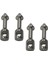 4pcs Mızrak Çubukları Balık Kurbağası Somon Yılan Balığı Dikenli Çatal Paslanmaz Çelik (Yurt Dışından) 4