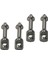 4pcs Mızrak Çubukları Balık Kurbağası Somon Yılan Balığı Dikenli Çatal Paslanmaz Çelik (Yurt Dışından) 5