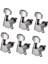 Akustik Elektro Gitar Dize Tuning Pegs Makine Kafaları Tuner 6r - Gümüş (Yurt Dışından) 4