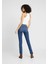 724™ High Rise Straight Kadın Jean Pantolon - Blue Wave Dark 2