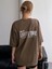 Kadın Oversize Limited Time Baskılı Tshirt 1