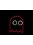 Rgb Neon LED Pacman Oyun Figürü Tabela / 35X35 2