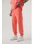 Relaxed Basıc Paça Lastikli Jogger Eşofman Pembe 1