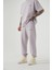 Relaxed Basıc Paça Lastikli Jogger Eşofman Gri 4
