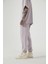 Relaxed Basıc Paça Lastikli Jogger Eşofman Gri 3