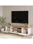 Future Tv Ünitesi Orta Sehpa Konsol Kitaplık 4'lü Set Çam-Beyaz FR19-AW 4