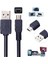 Mini USB 5pin V3 Kablo Mp3 Harici Hardisk Dijital Fotoğraf Makinesi Şarj ve Data Aktarımı 4