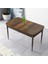 Concept Zen Serisi Açılabilir Barok Ahşap Desen Mdf 80X132 Mutfak Masası Takımı 4 Adet Sandalye 2