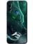 Huawei P Smart Z Kılıf Hd Desen Baskılı Arka Kapak + Temperli Cam - Yeşil Kurt 2