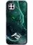 Huawei P40 Lite Kılıf Hd Desen Baskılı Arka Kapak + Temperli Cam - Yeşil Kurt 2