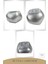Ayaklı Saksı Ahşap Dekoratif Kaktüs Saksısı 1 Adet Gümüş Renk Eskitme Uygulamalı Spiral Oval Model 5