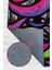 Soyut Graffiti Dokuma Tabanlı Yıkanabilir Dekoratif Graffiti Halısı 3