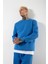 Regular Bisiklet Yaka Basic Sweatshirt Saks 4