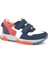 Hakiki Deri Lacivert Çocuk Sneakers Spor Ayakkabı 1
