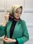 Eflatun Scarf Dijital Baskı Renkli Rayon Eşarp 00749 1