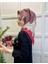 Eflatun Scarf Dijital Baskı Renkli Rayon Eşarp 00749 1
