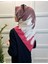 Eflatun Scarf Dijital Baskı Renkli Rayon Eşarp 00749 2