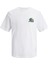 Jorcabana Graphıc Tee Ss Crew Neck Ln Beyaz Erkek T-Shirt 12235304-Brigh 1