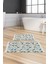 Kaymaz Taban Djt 2'li Banyo Paspas Takımı Trend Saçaklı Modern 1944 Renkli 1