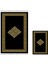 Kaymaz Taban Djt 3'lü Banyo Paspas Takımı Star Pamuk Karışık Modern 656M Gold 2