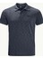 Jack Wolfskin Travel Polo M Erkek Lacivert T-Shirt 1804543-1010 1