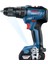 Gsb 18V-50 Çift Akülü Darbeli Delme Vidalama Makinesi 18 V 2.0 Ah + Bosch V-Line 103 Parça Matkap Ucu Seti Vidalama Ucu Seti Lokma Ucu 5