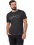 Jack Wolfskin Peak Graphic T M Erkek Siyah T-Shirt 1807183-6350 1