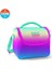 Kids Neon Pembe Su Yeşili Kalp Desenli Dört Bölmeli Okul Sırt Çantası,thermo Beslenme Çan 3